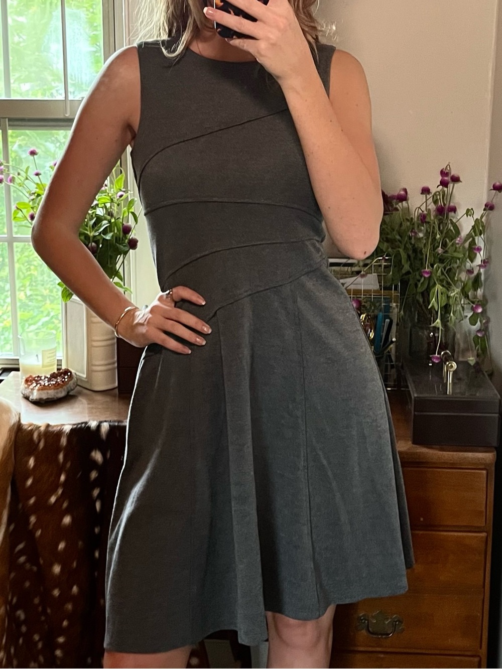 Soft grey dress